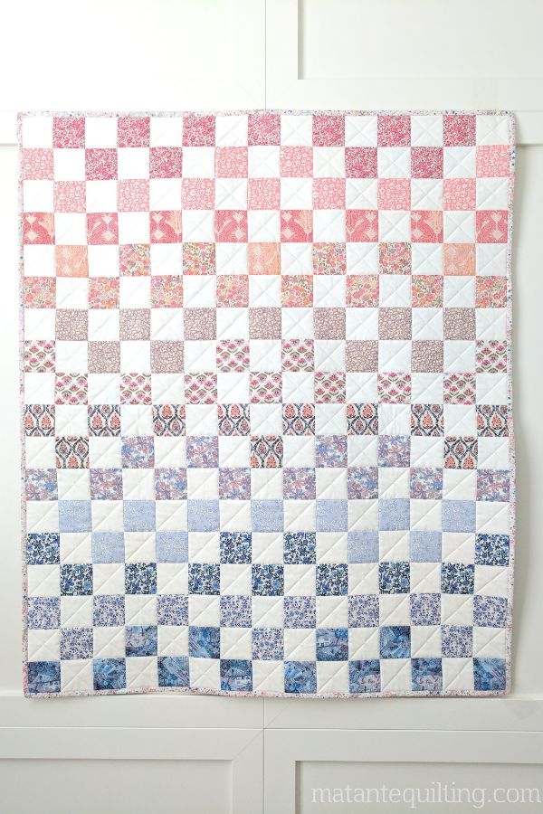 Liberty of London Ombre Patchwork Quilt - Ma Tante Quilting