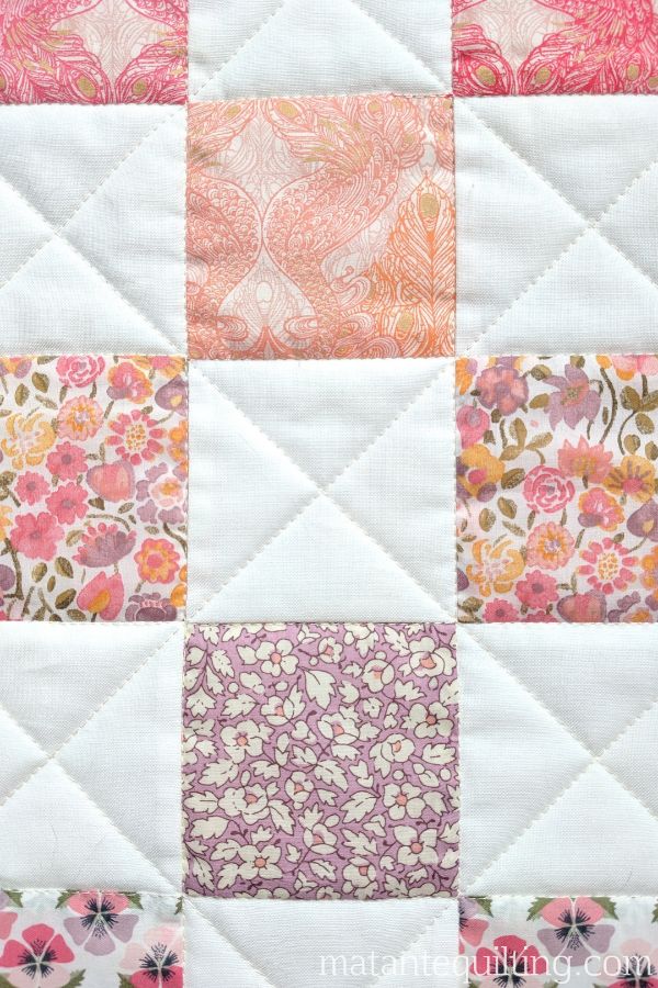 Liberty of London Ombre Patchwork Quilt - Ma Tante Quilting