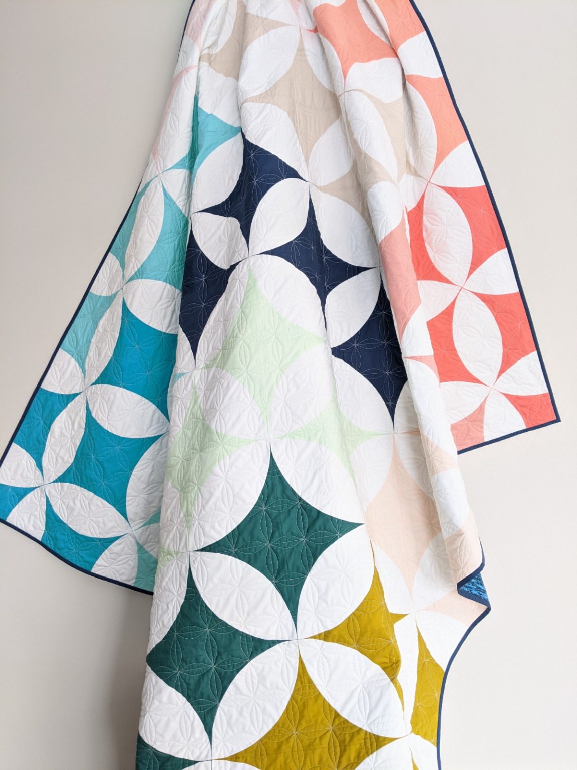 Orange Peel Quilt (placed on point) Ma Tante Quilting