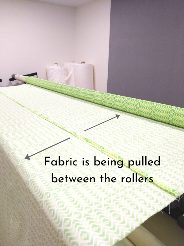 Step by step loading the back of a quilt on a longarm quilting frame