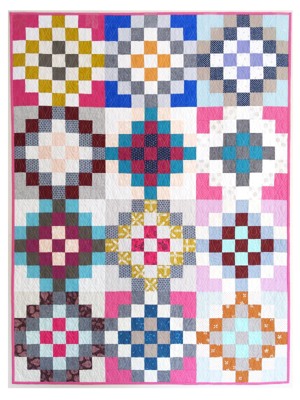 Longarming a Vintage Double Wedding Ring Quilt - Ma Tante Quilting